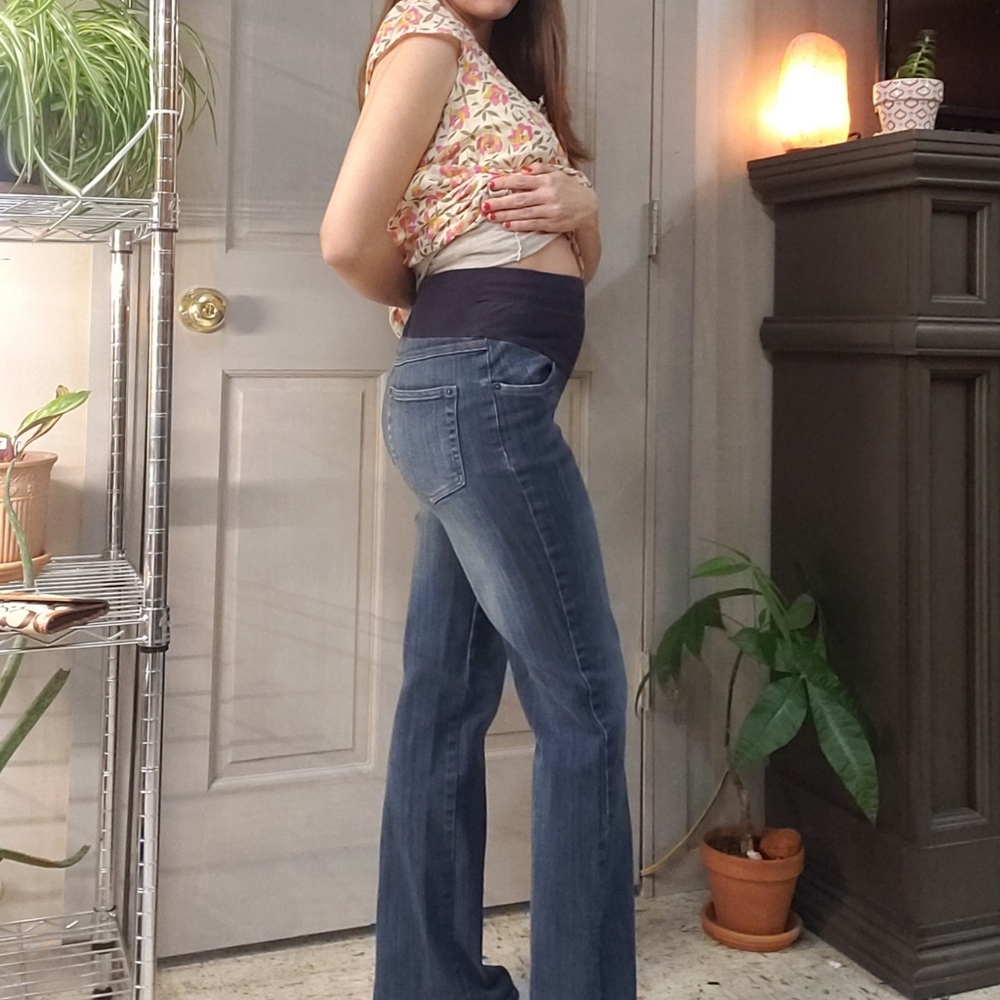 Motherhood Maternity Small Underbelly Panel Jeans